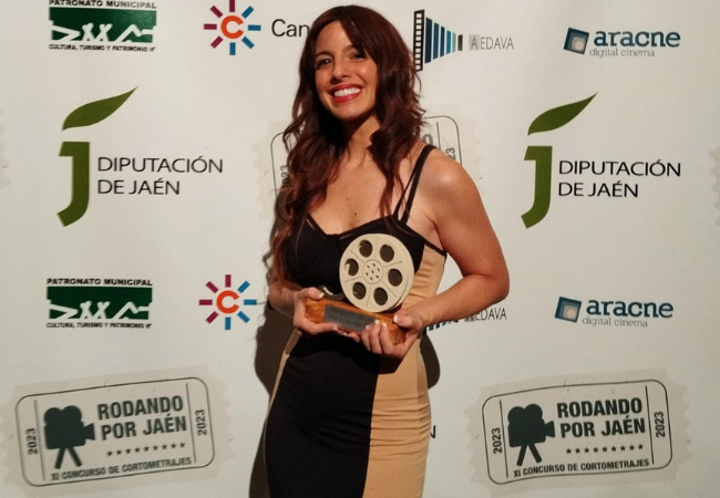 Cristina Mediero mejor actriz en el Festival Nacional de Cine Rodando por Jaén